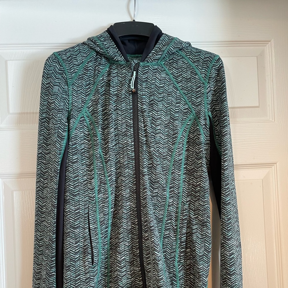 Lululemon green tweed jacket approx.size medium